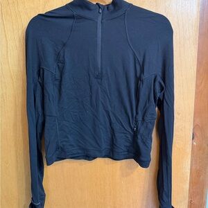 lululemon athletica Black Long Sleeve Half-Zip Pullover